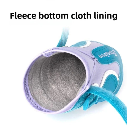 Dog Shoes Adjustable Waterproof Warm and Protect The Feet Small Dogs Reflective Shoes Easy Clean Pet Supplies Products