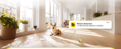 BoyKeep 3MP 5G/2.4GHz WiFi Indoor Home Security IP Smart Pet Dog Camera Automatic Tracking 24/7 Video Surveillance Camera