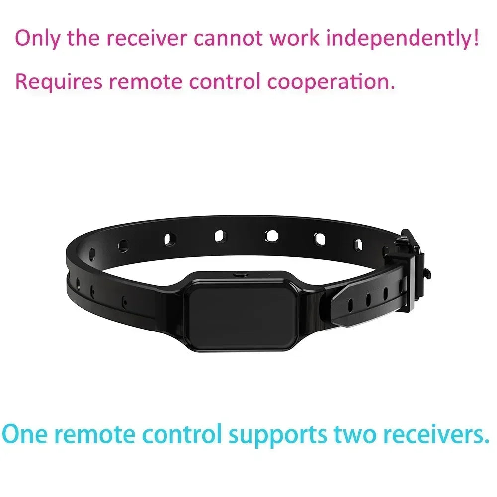 2024 New Electric Waterproof Dog Training Collar Rechargeable Remote Control Static Shock Vibration Anti Bark Collars for Dogs