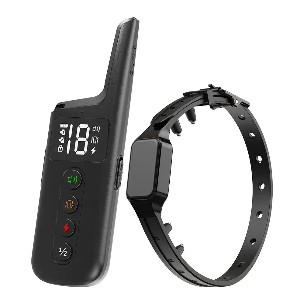 2024 New Electric Waterproof Dog Training Collar Rechargeable Remote Control Static Shock Vibration Anti Bark Collars for Dogs