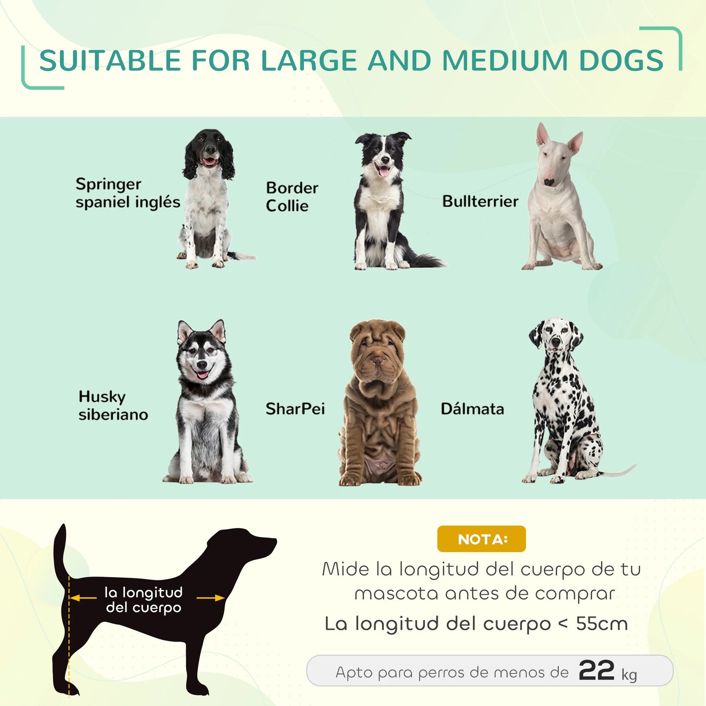 Pawhut Elevated Pet Bed Dog Bed for Sleeping Traveling Outdoor